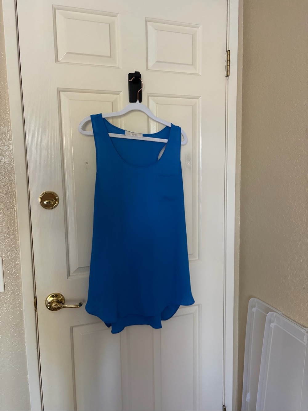 LOFT Royal Blue Sleeveless Scoop Neck Camisole